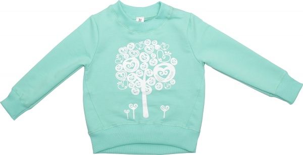 Світшот Luna Kids 5 р.122 м'ятний 