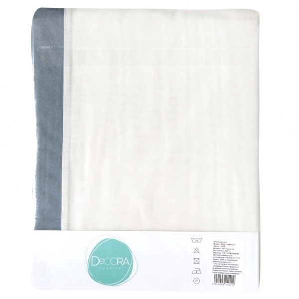 Штора Alliance 290х170 см молочно-синий Decora textile