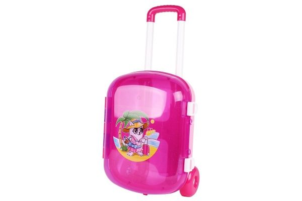 Игровой набор ТехноК Чемодан розовый 7037