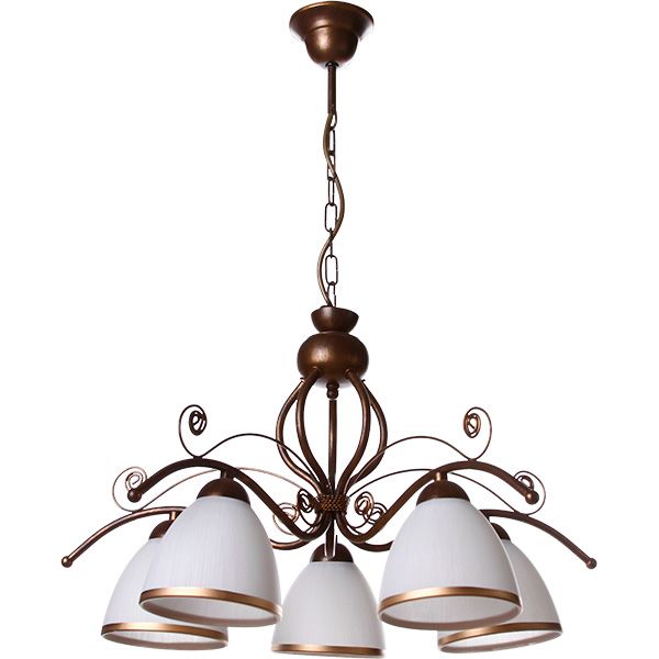 Люстра Lamkur Retro II LM 5.51 черно-медная