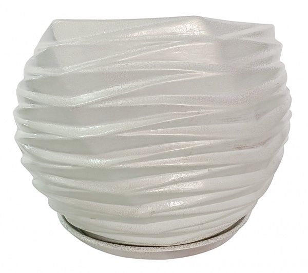 Горшок Вьюнок круглый 10 л золото 