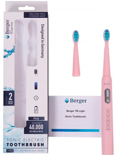 Зубна щітка Berger TB Light Pink