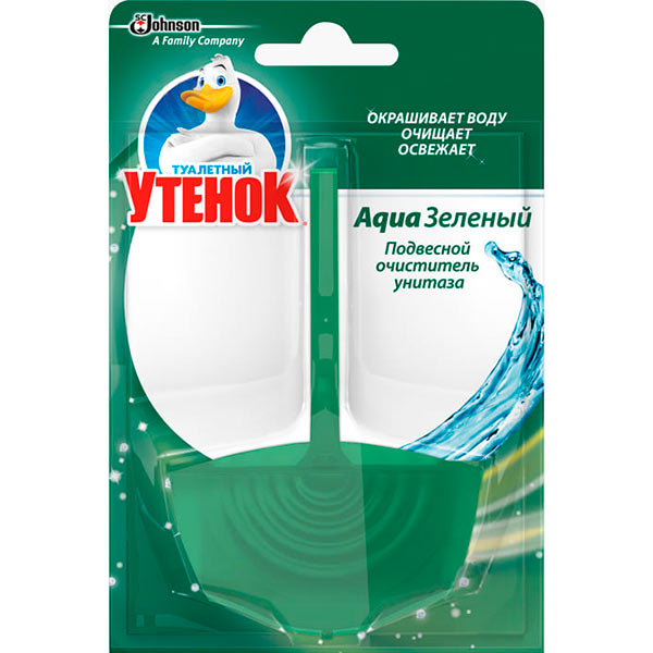 Туалетный блок Туалетный утенок AQUA зеленый 4 в 1 654653 