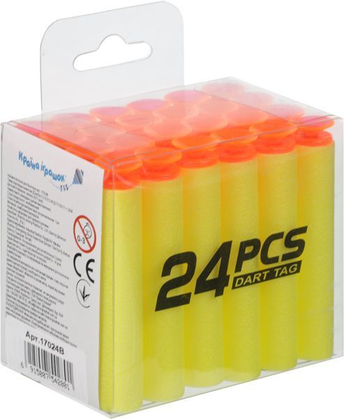 Ігровий набір Країна Іграшок М'які кулі з присосками 24 шт. 17024B