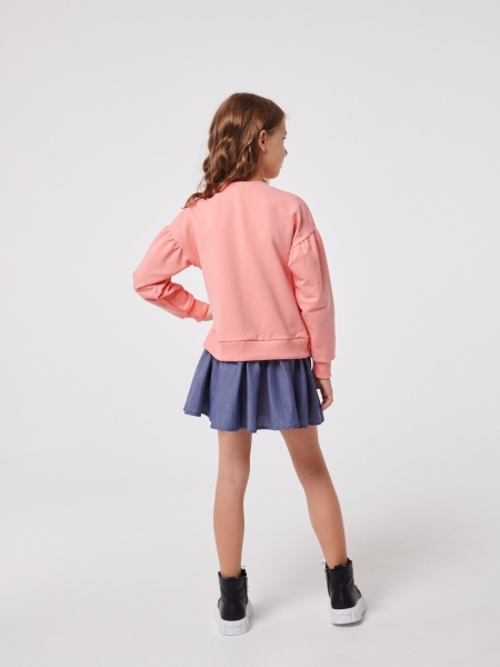 Платье Smil 120341 р.128 коралловый 