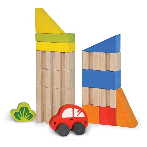 Блоки строительные Igroteco Город 18 элементов 900538