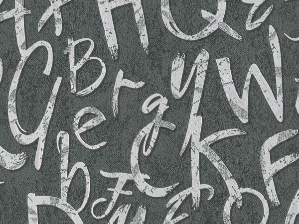 Шпалери вінілові на паперовій основі Слов'янські шпалери Comfort Алфавіт 9422-10 0,53x10,05 м 