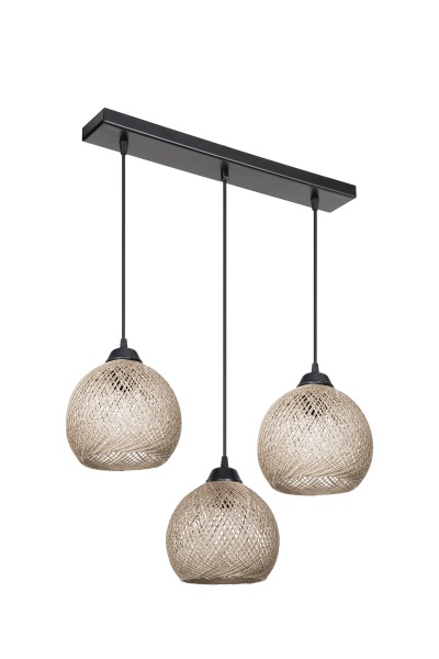 Підвіс Luna Yumak Line 3x60 Вт Е27 кава MDL.4751 