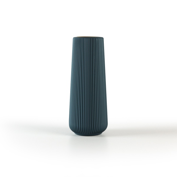 Ваза пластиковая MVM DH-FLOWERS-05 DARK BLUE 23 см 