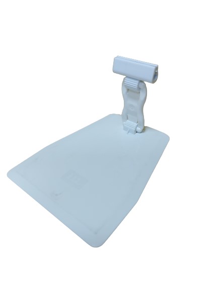 Ценникодержатель для гастрономии белый с ножкой 50 мм на подставке 5 шт. 