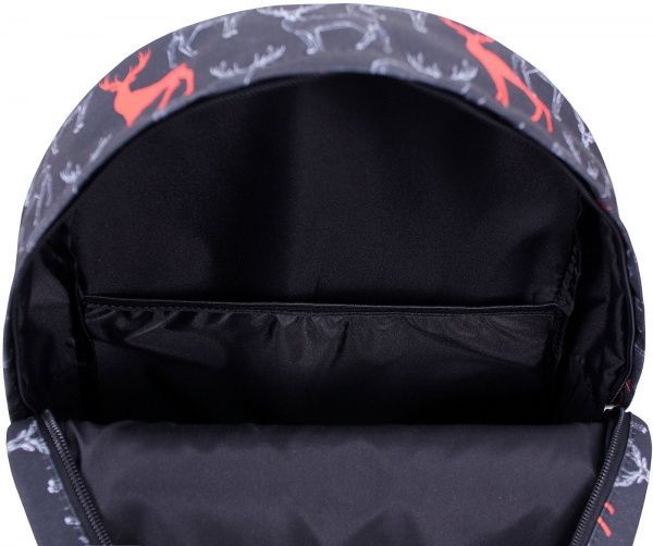 Рюкзак молодіжний Сублімація 471, сіро-червоні олені