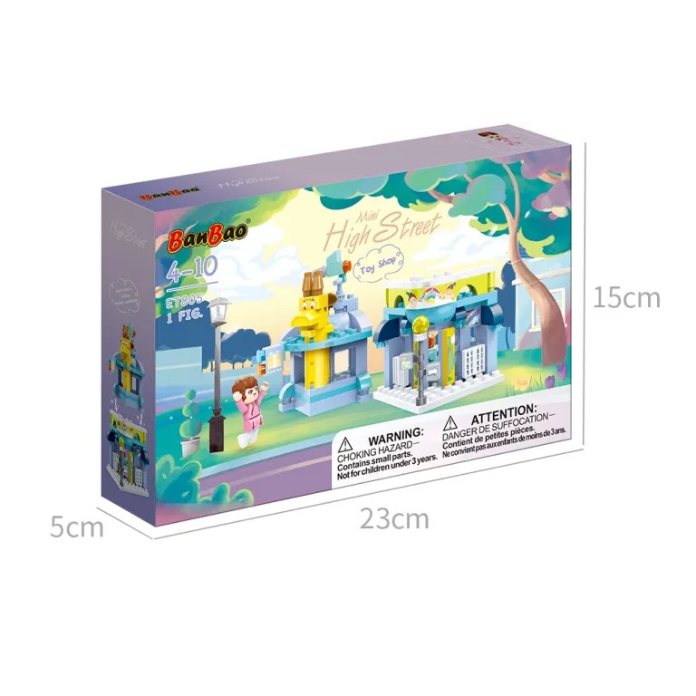 Конструктор BanBao Магазин Mini High-Street Series ET805
