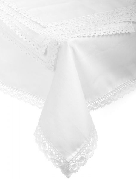 Скатертина 150x150 см бежевий 