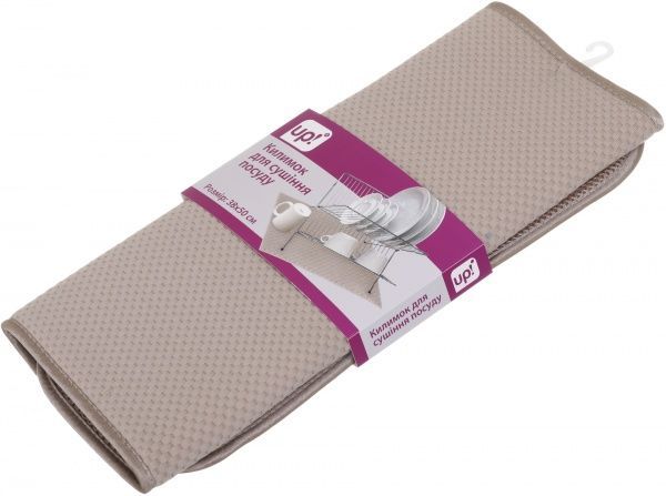 Килимок для сушіння посуду 38х50 см тауп UP! (Underprice)