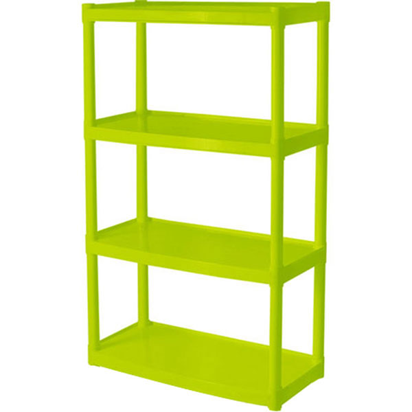 Стеллаж пластиковый универсальный 1370x820x370 мм зеленый 