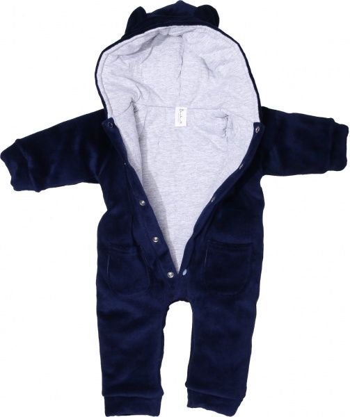 Комбінезон Bambinelli на підкладці утеплений р.68 темно-синій 