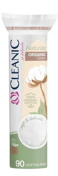 Ватні диски Cleanic Naturals Organic Cotton 90 шт. (м'яка)