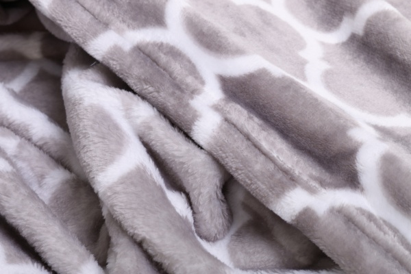 Плед Flannel Plush Grey Fence 160x200 см серый La Nuit 