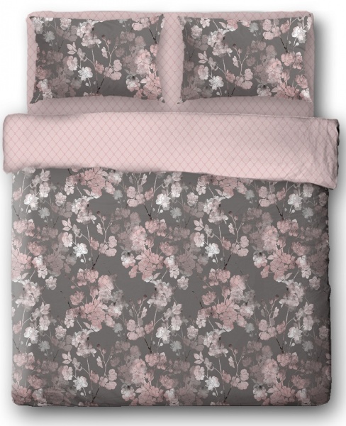 Комплект постельного белья Mazzard семейный коричневый Ibodo 