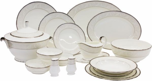 Сервіз столовий Nocturne Platinum 64 предмети на 12 персон Narumi