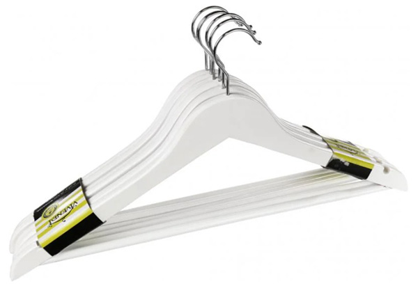 Набір плічок Vivendi білий 45 см 6 шт. 