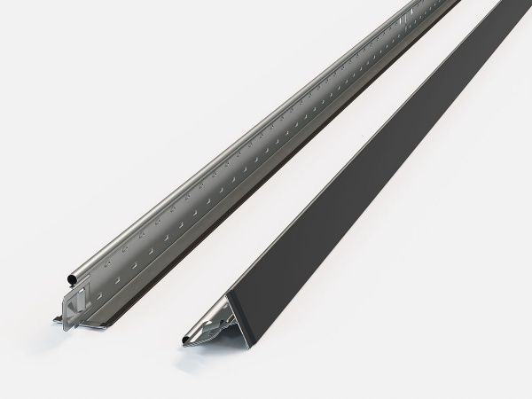 Профиль KRAFT Fortis T-24 1200x25x24 мм черный