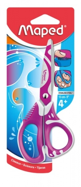 Ножницы детские Zenoa Fit 13 см Asym Try Me Maped MP.670110