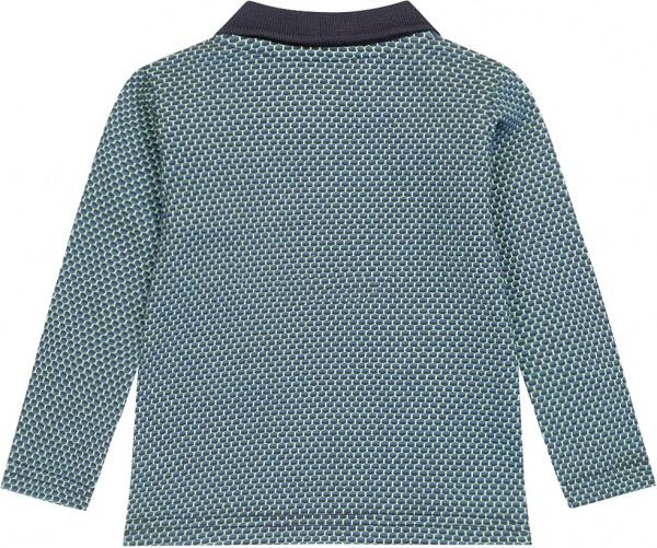 Сорочка Koko Noko для хлопчиків поло р.128 темно-синій U44810-37 