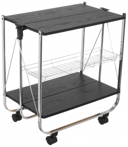 Стол раскладной SG-0201-TA 680x400x640мм хром/черное дерево (SG-0201 ) 