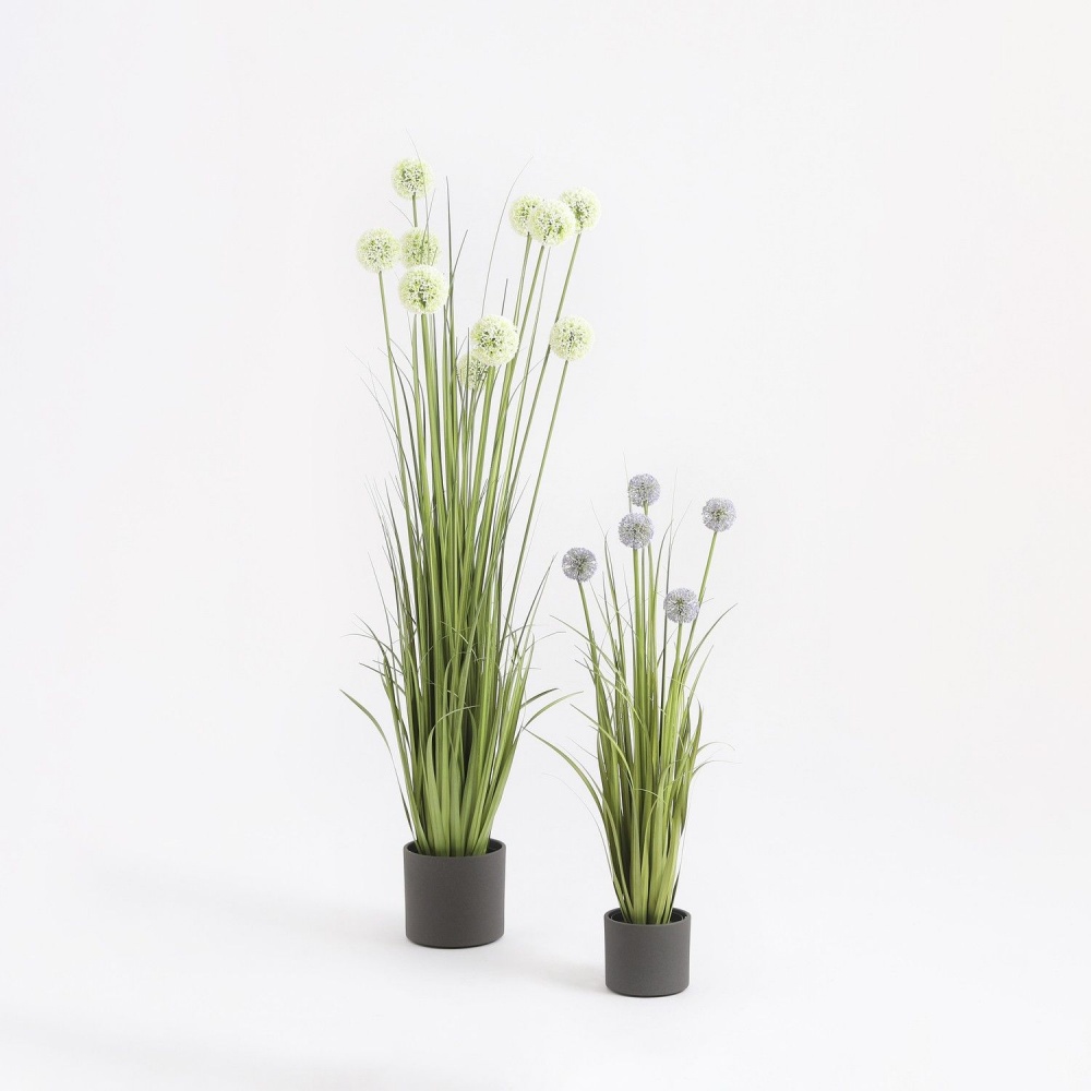 Вазон керамічний Mica Decorations Era круглий 2 л темно-сірий (1035846)