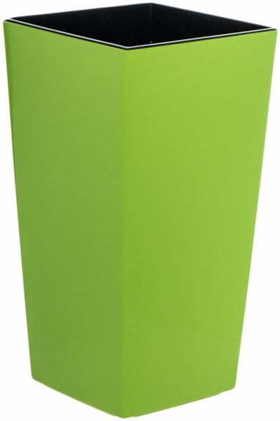 Горшок пластиковый Lamela Финезия квадратный 29,1л зеленый (533) 