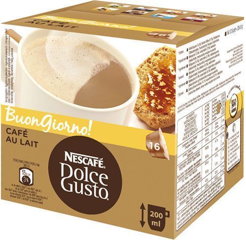 Кава мелена Nescafe Dolce Gusto Cafe Au Lait 16 шт. 160 г (7613033174667) 