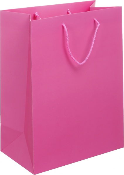 Пакет подарунковий рожевий 400x300x170 мм