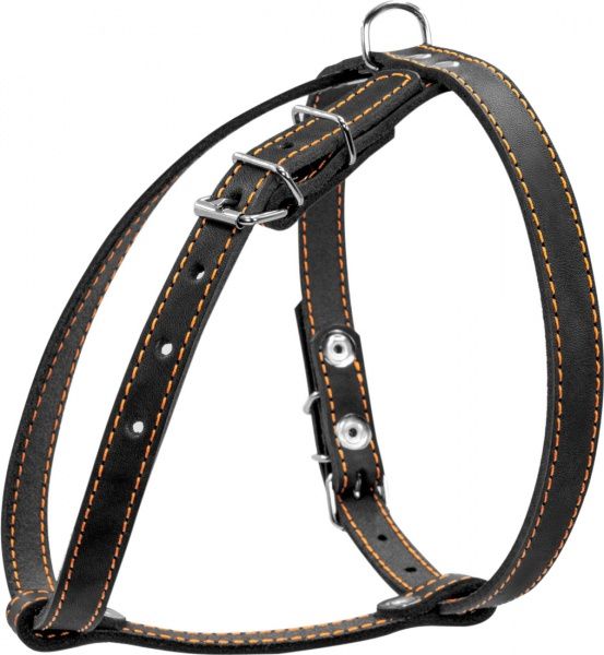 Шлея Collar одинарна для дрібних порід собак 14 мм чорний