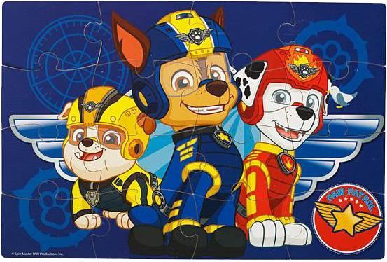 Пазл деревянный Spin Master 4 в 1 «Щенячий Патруль» 23х15 см SM98490/6040049