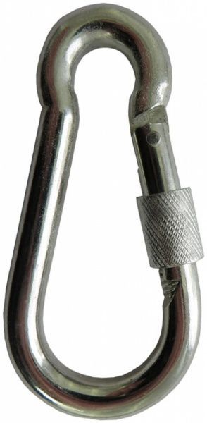 Карабин пожарный с фиксатором 13 мм