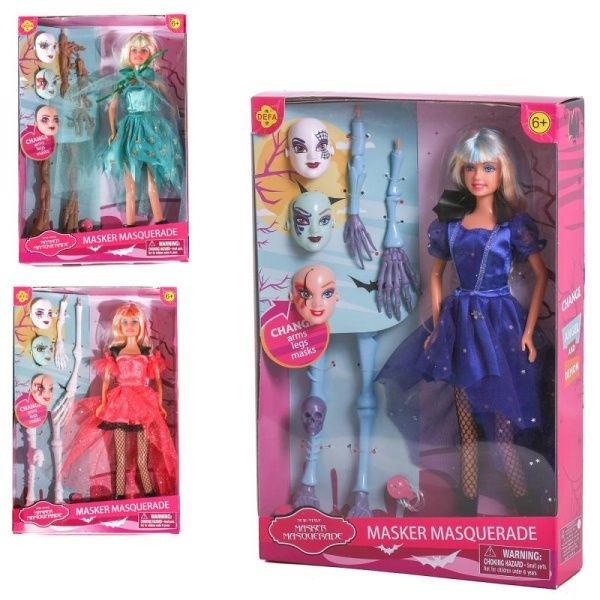 Лялька Defa 8397-BF маска 3 шт В асортименті