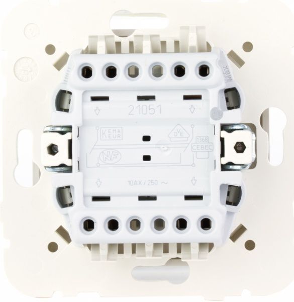 Выключатель перекрестный одноклавишный Efapel Logus без подсветки 10 А 250В IP20 слоновая кость