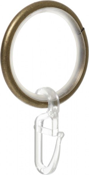 Кільце з прищіпкою та гачком Gardinia Ally набірний d19 мм антична латунь 