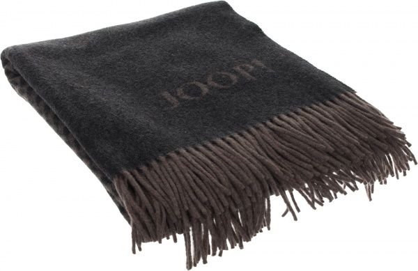 Плед Зигзаг 150x200 см антрацит Joop! 