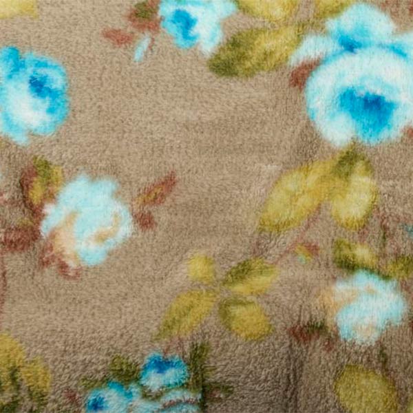 Плед мікрофібра Underprice Blue Flower 160x200 см