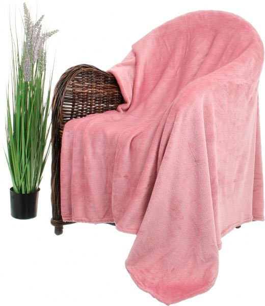 Плед Basic 160x200 см темно-рожевий La Nuit 