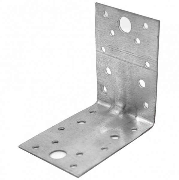 Уголок усиленный равносторонний 65x90x90 мм 2 мм (1шт.)