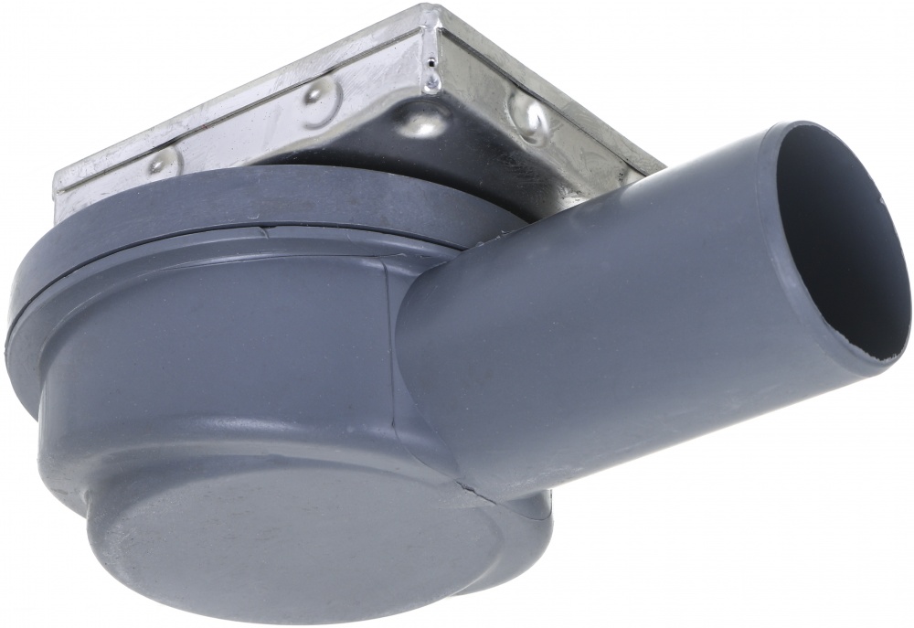 Трап горизонтальный регулируемый Water House Трап WATER HOUSE 10х10см из нержавеющей стали, горизонтальный сифон, сухой затвор, решетка