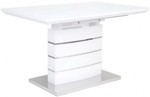 Стол обеденный Скайлайн DT8053-2 1200/1600х800х760 белый глянец 