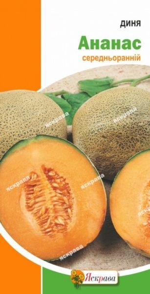 Семена Яскрава дыня Ананас 2г (4823069800239)