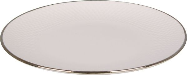 Тарілка підставна Rombique Beige 27 см Bella Vita