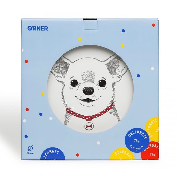 Тарілка обідня Чіхуахуа Orner