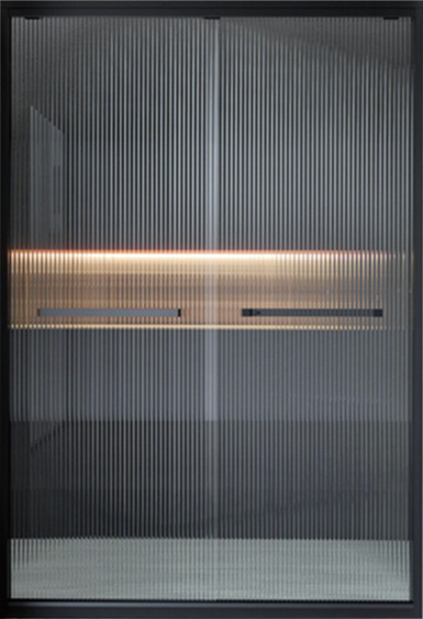 Душові двері EGO Pride Black 120x195 см 