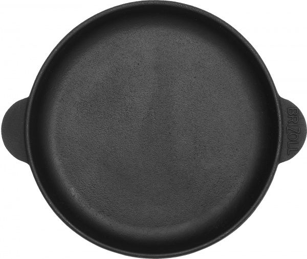 Сковорода чугунная без ручки 18x2,5 см 559-010 Brizoll
